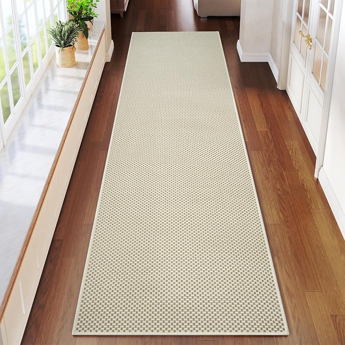 YDKGL 2x8 ft Hallway Runner Rug Extra Long Boho Woven Kitchen Runner Rugs Mat