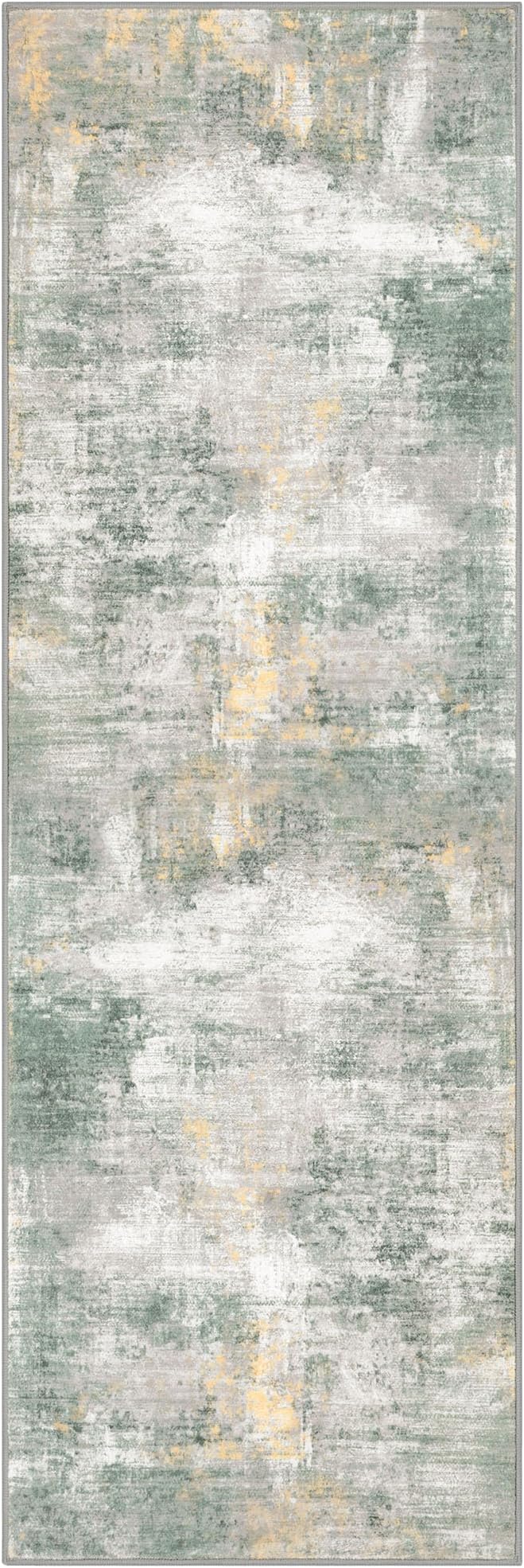 IOHOUZE Abstract Runner Rug 2x6 Ft Washable Runners