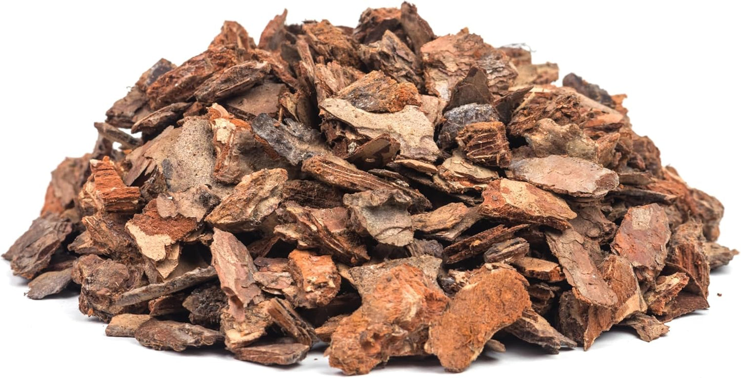 Premium Pine Bark Nuggets – Pine Bark Mulch for Gardens, Landscaping, Potted Plants, and Wood Chips for Garden Beds (0.5 CF - 14 L - 15 QTS)