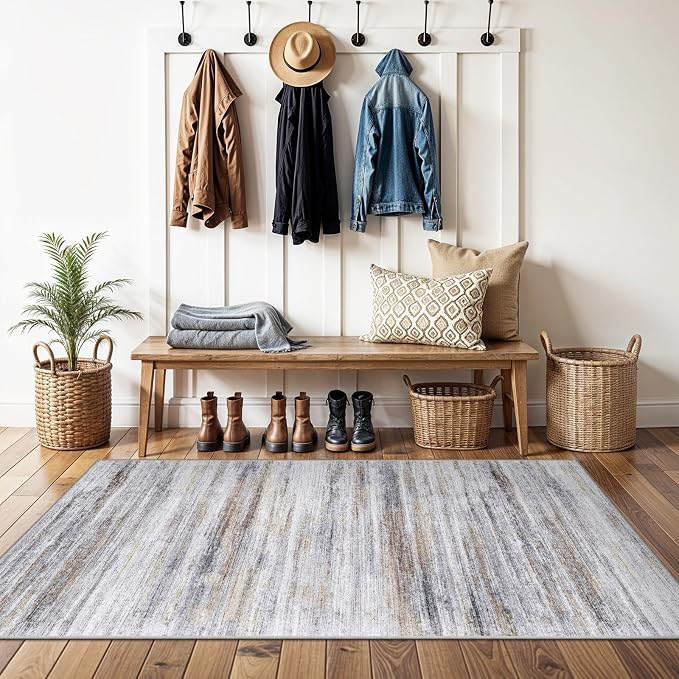 3x4 Rugs Washable Entry Rug: Easy-to-Clean Carpets