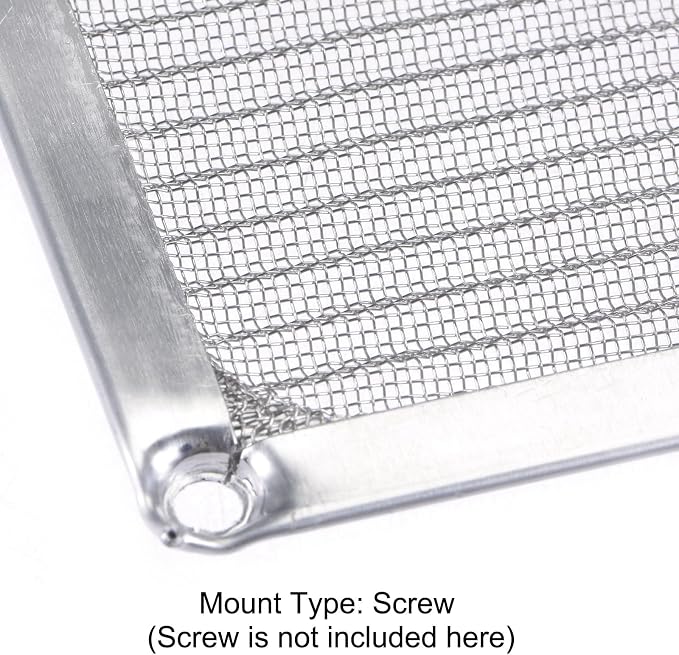 MECCANIXITY 80mm Computer Fan Filter Grills Stainless Steel Mesh Dustproof Case