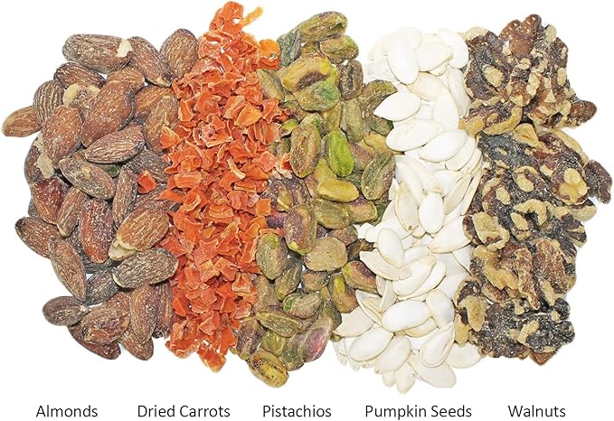 Exotic Nutrition Starter Package for Squirrels - Includes Healthy Food, Nest Box, Nesting Material, Natural Treat, Water Bottle & Food Dish