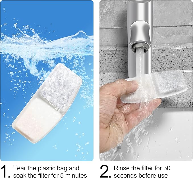 Cat Water Fountain Filters, 8 Pack Replacement Filters for Pet, Pre-Filter Sponges Set for Stainless Steel 67oz, 88oz, 95oz, 135oz Automatic Dog Pet Fountain Water Dispenser