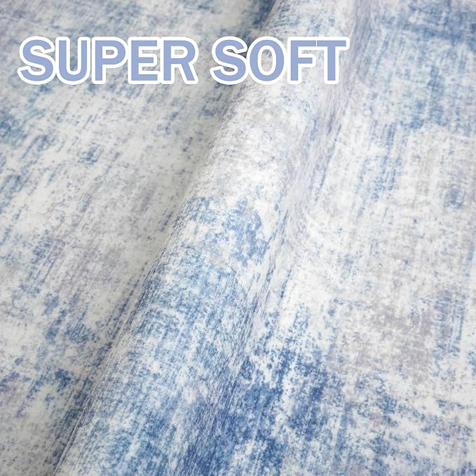 IOHOUZE Abstract Runner Rug 2x6 Ft Washable Runners