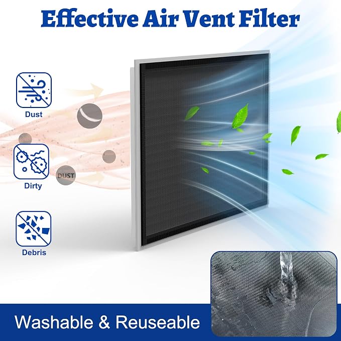 Air Vent Filter Kit, Easy Air Flow, Air Vent Filters
