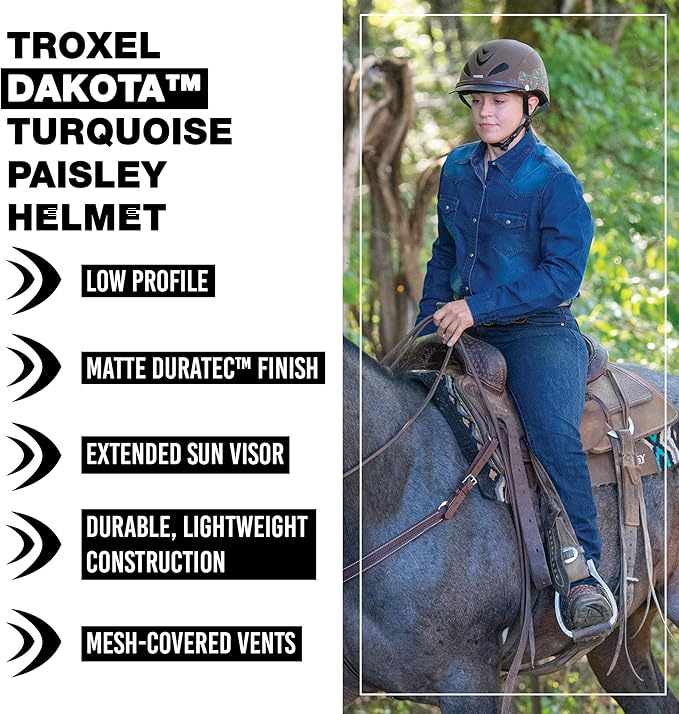 Troxel Black Duratec Dakota Helmet