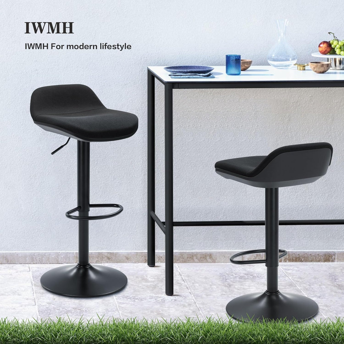 IWMH Standing Desk Stool, Adjustable Standing Desk Chair, Sit Stand Stool