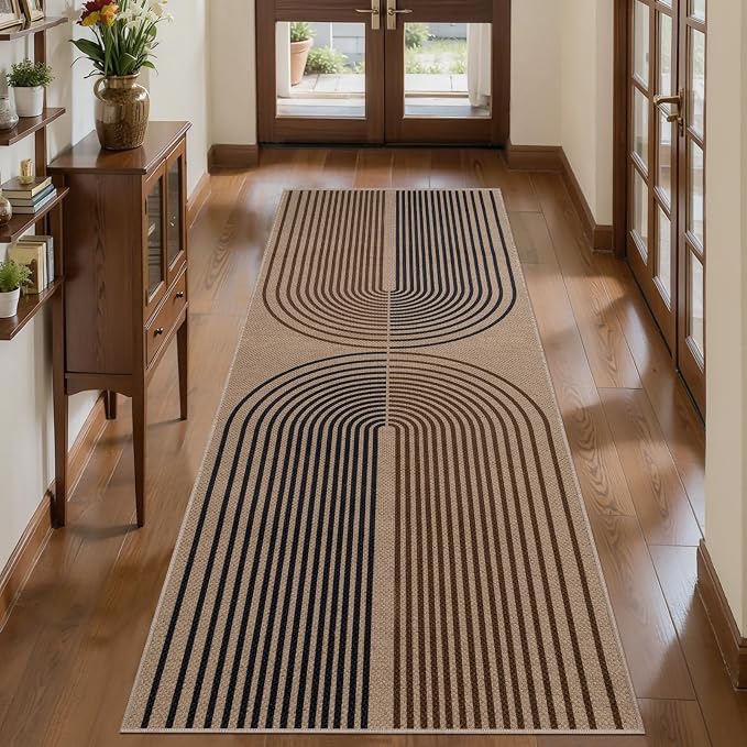 Tangsoo Rainbow Easy Jute Rug 2x5 Runner Rug