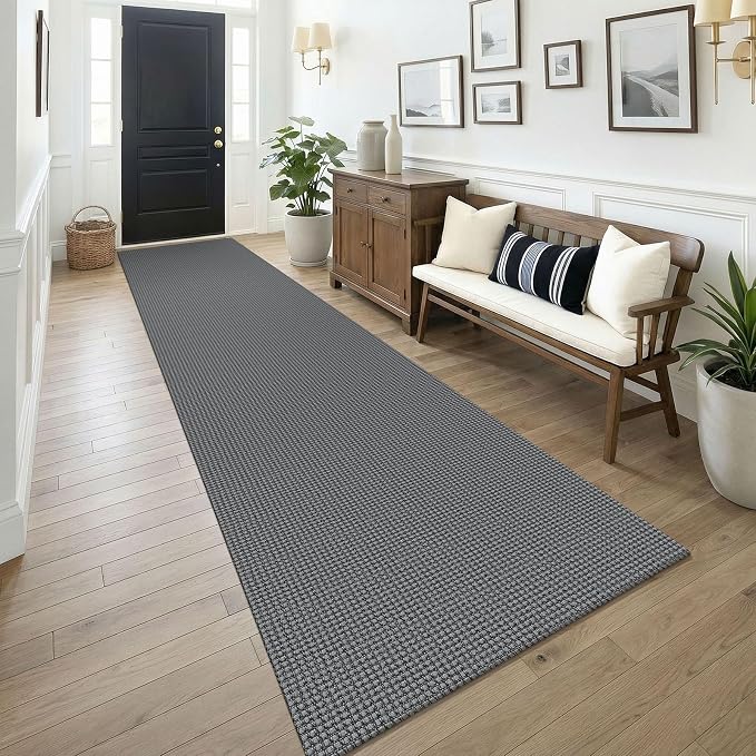 KOZYFLY 3x14 Runners Rugs for Hallway, Long Washable Runner Rug, Non Slip