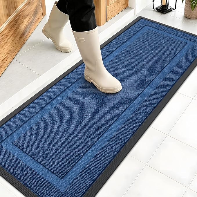 OLANLY Front Door Mat Indoor Outdoor Entrance, Waterproof All-Season,
