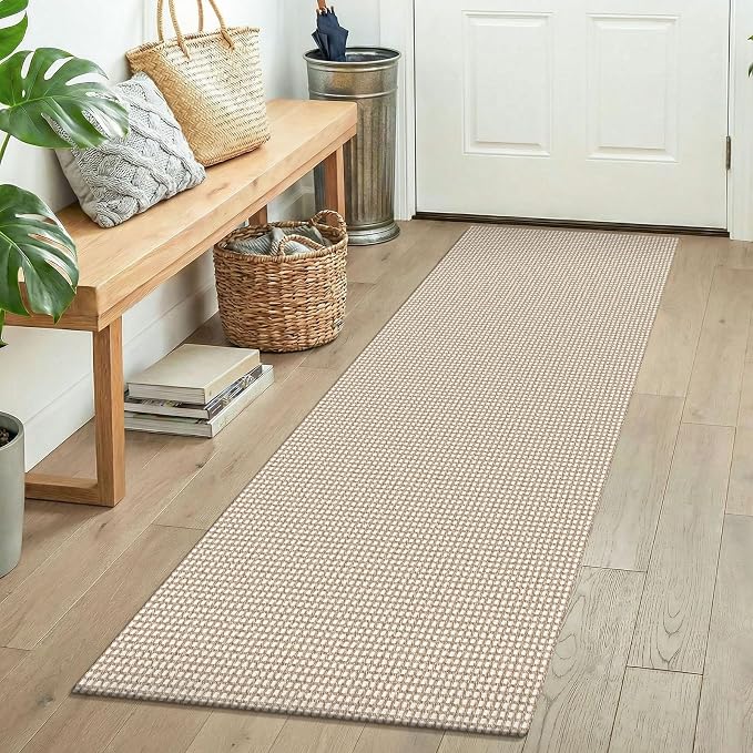 KOZYFLY Runners for Hallways 2x5 ft Washable Kitchen Runner Non Slip Rubber