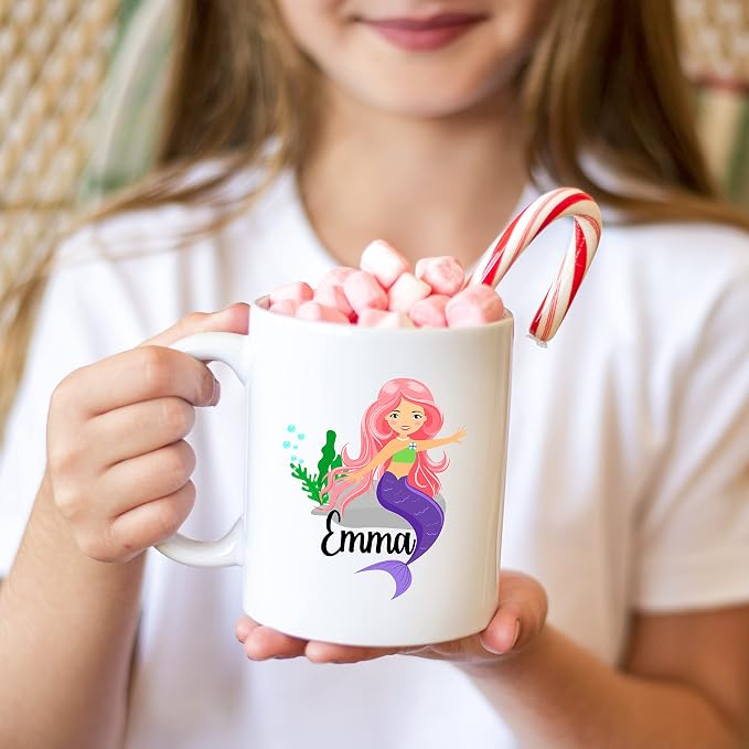 Personalized Mug for Kids, Girls | Customized Hot Chocolate, Coffee & Tea Cup |
