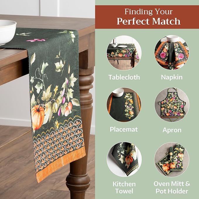 Maison d' Hermine Table Runner 100% Cotton 14.50" x 108" | Table Runners 108