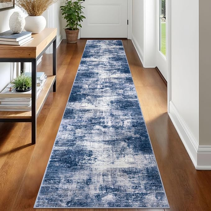 IOHOUZE Abstract Runner Rug 2x12 Ft Washable Runners