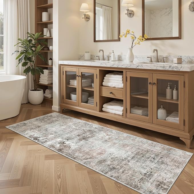Soalmost Runner Rug 2x5 Washable Non-Slip Kitchen Runner Rugs