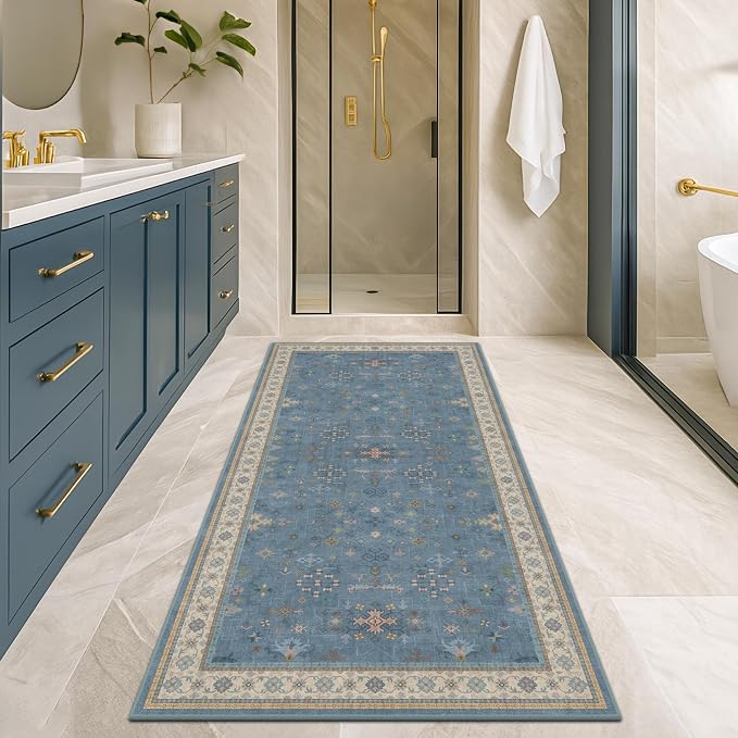 Hazo Haus Boho 2x6 Non Slip Kitchen Rug Runner