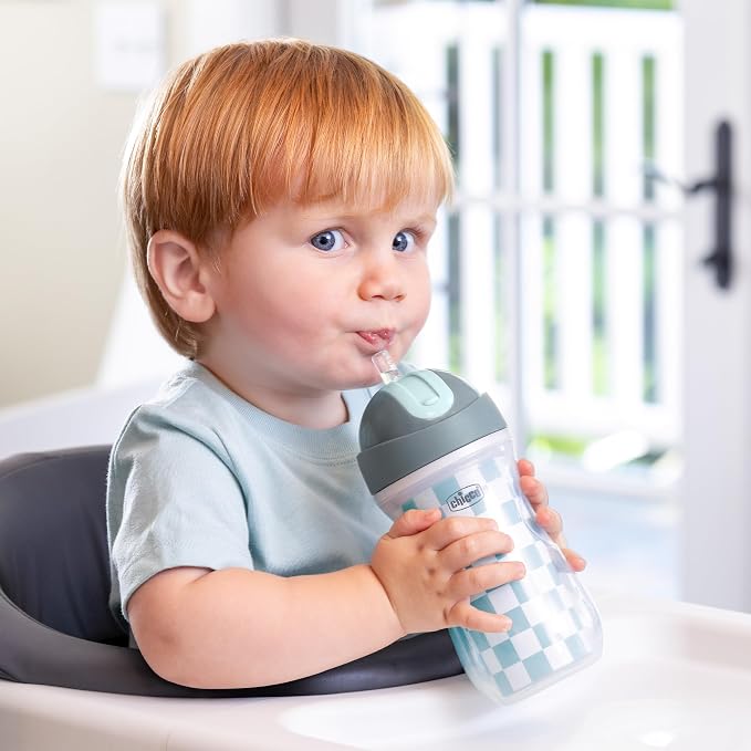 Chicco Insulated Straw Sippy Cup 12+ Months, 9oz Toddler Training Cup