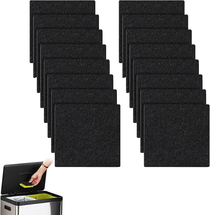 16-Pack Trash Can Odor Absorbing Filter Refills Compatible