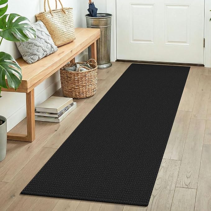 KOZYFLY Runners for Hallways 2x5 ft Washable Kitchen Runner Non Slip Rubber