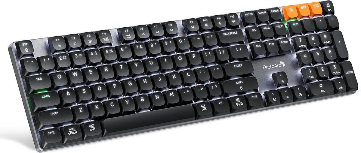 ProtoArc K310 Pro Backlit Bluetooth Mechanical Keyboard, Linear and Quiet