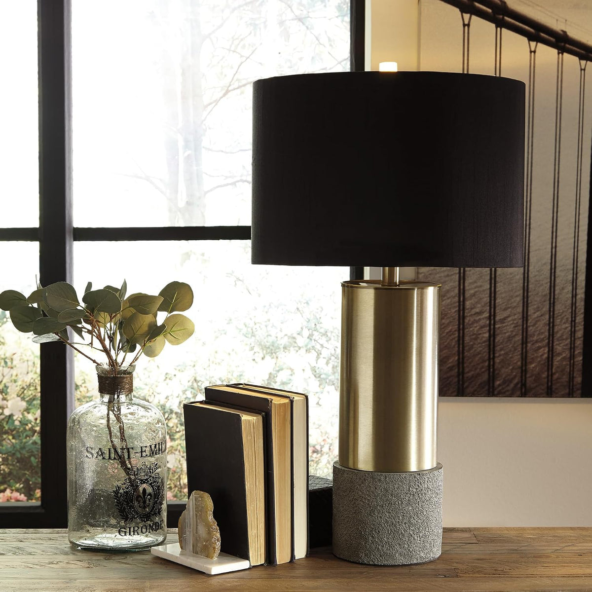 Signature Design by Ashley Jacek Contemporary Table Lamp Set of 2