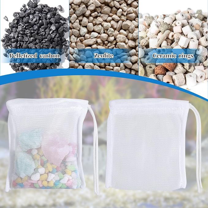 10PCS Aquarium Filter Media Bags