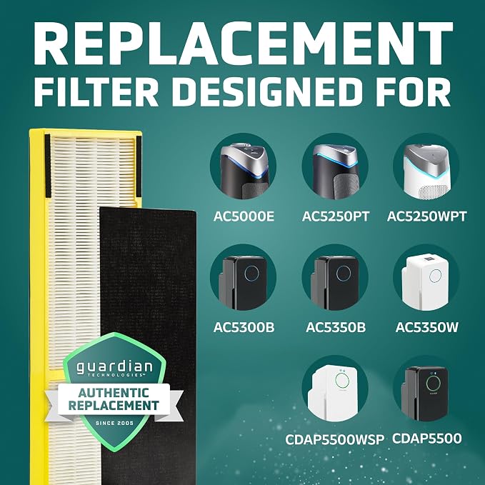 Germ Guardian FLT5000 True HEPA Genuine Air Purifier Replacement Filter C