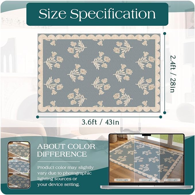Floral Outdoor Rug