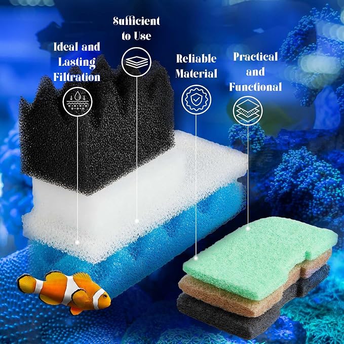 74 Pcs Filter Media Compatible