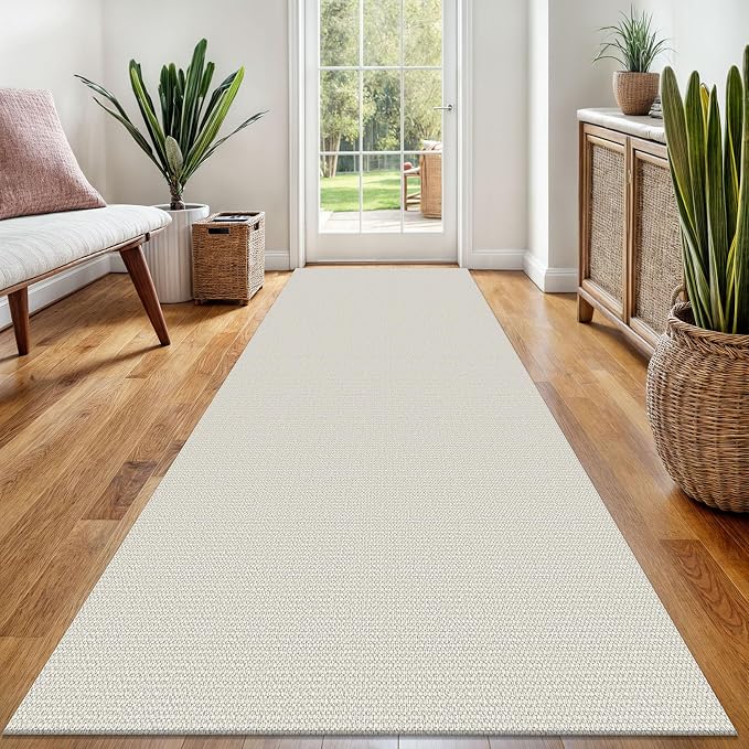 EARTHALL Washable Runner Rug 3x8 Ft Non Slip Runners