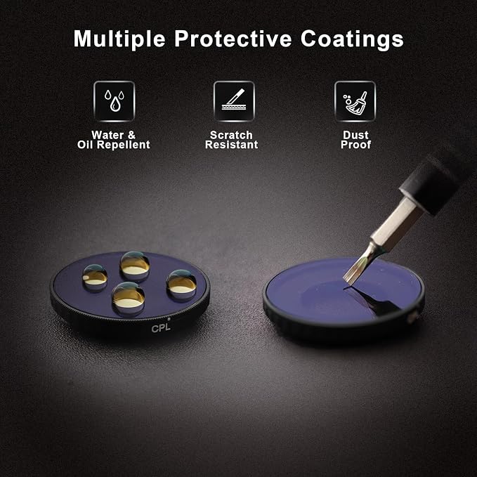 Haoge CPL Filters for Insta360 GO Ultra, CPL Polarizer Filter for Go Ultra