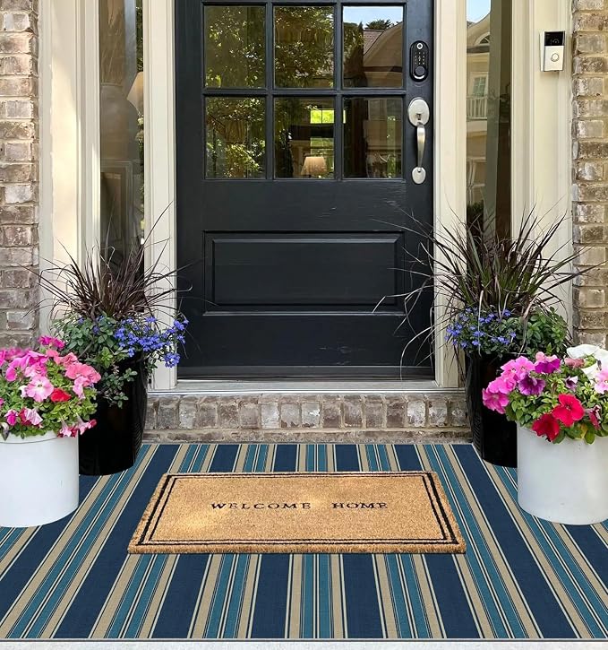 3x5 Striped Entry Rug
