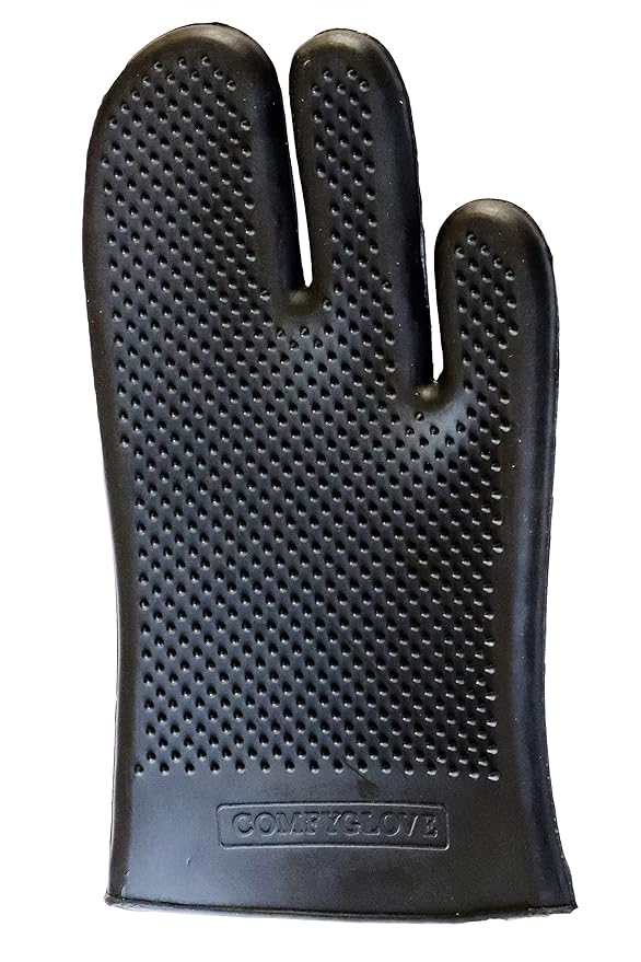 Comfy Pet Grooming & Bathing Glove - Fits Either Hand - Soft Gentle Nubs for Horses, Dogs, Cats & Other Pets - Short & Long Hair - Works Great on Thin and Sensitive Skin
