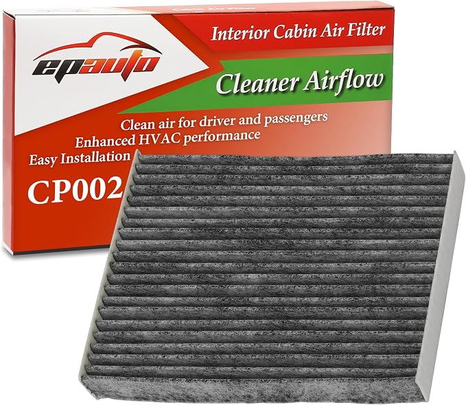 EPAuto CP002 Cabin Air Filter includes Activated Carbon, Replacement