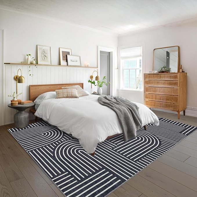 ROYHOME Washable Rug 5x7 Area Rugs