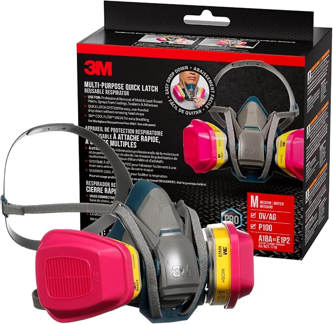 3M - 65023QLHA1-C Pro MultiPurpose Respirator