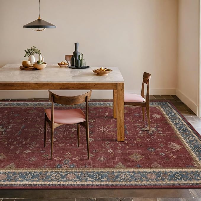 6x9 Dining Room Rugs for Under Table