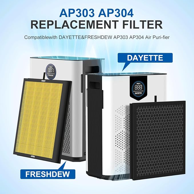 AP303 AP304 Replacement Filter, Compatible