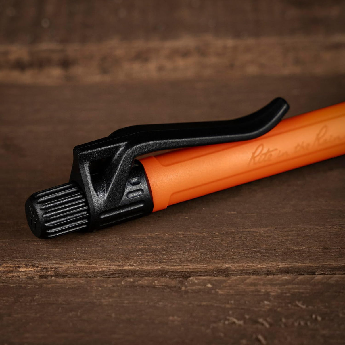Rite in the Rain Weatherproof Durable Orange Clicker Pen - Black Ink, 2 Pack (No. OR11-2)