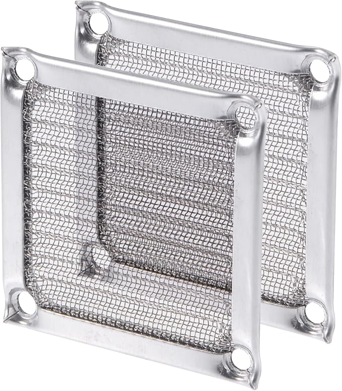 MECCANIXITY 60mm Computer Fan Filter Grills Stainless Steel Mesh Dustproof Case