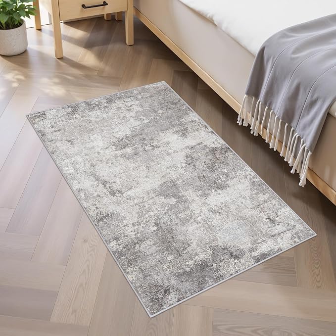 Modern Abstract 2x3 Rug Washable Non-Slip Small Area Rug