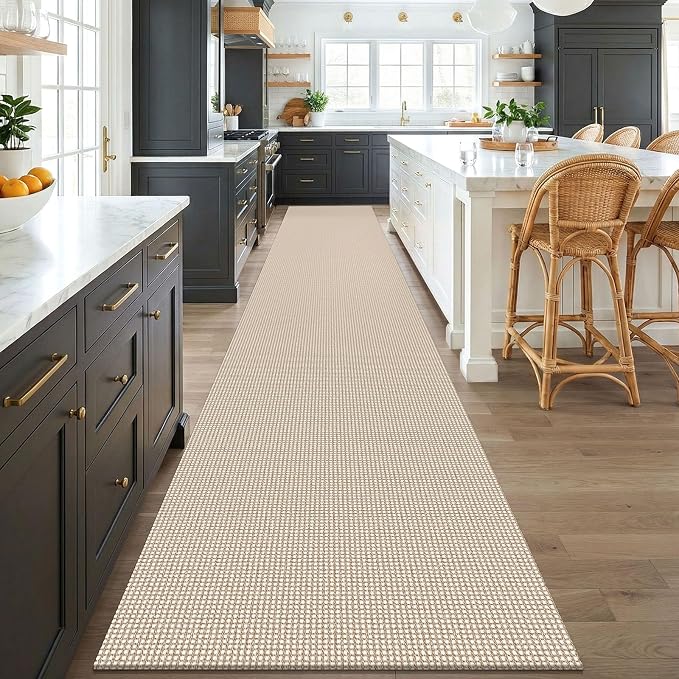 KOZYFLY 3x18 Runners Rugs for Hallway, Extra Long Washable Runner Rug, Non Slip