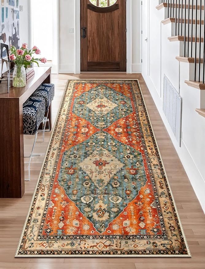 SERISSA Washable Boho Runner Rug