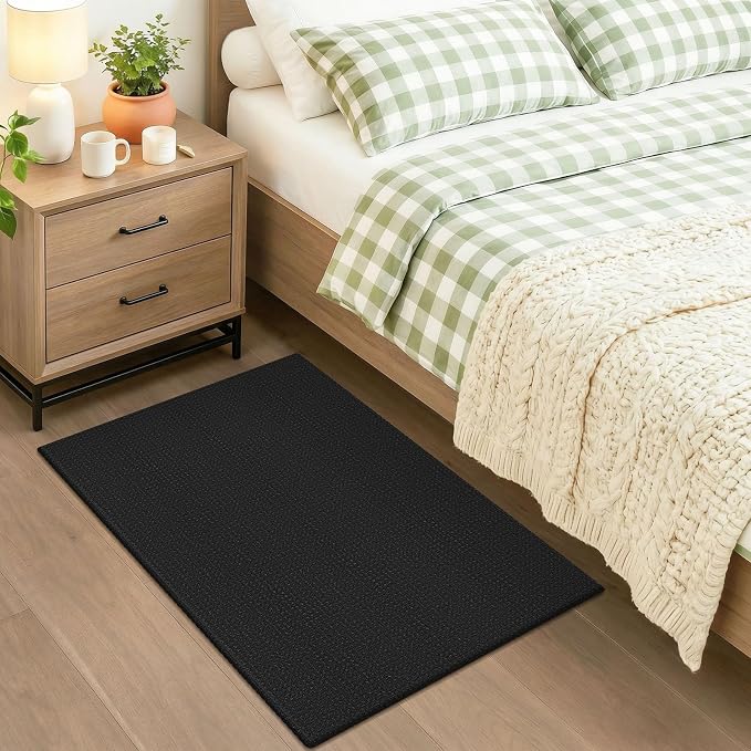 KOZYFLY Indoor Door Mat 2x3 ft Small Area Rugs Washable Front Door Mat Non Slip