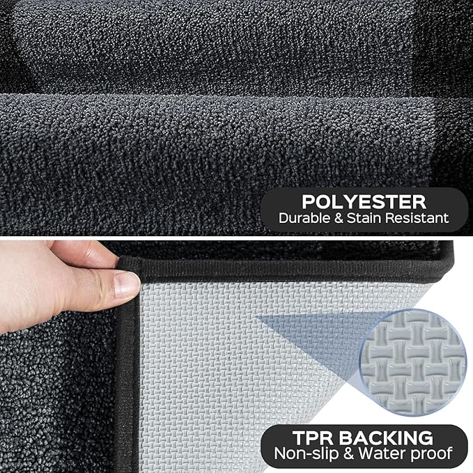 Machine Washable Kitchen Rug 32" x 84", Non Slip Kitchen Mat