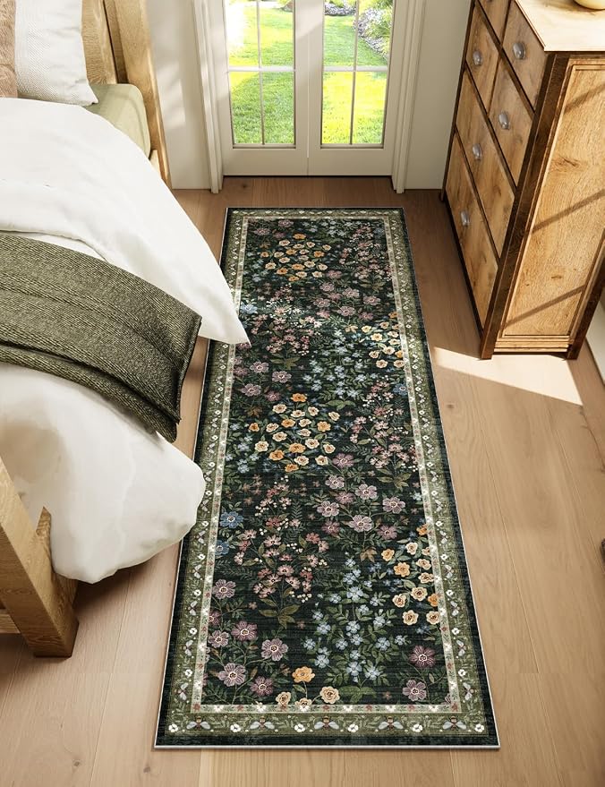 Washable Kitchen Rug Runners for Hallways: 2'x6' Runner Rugs