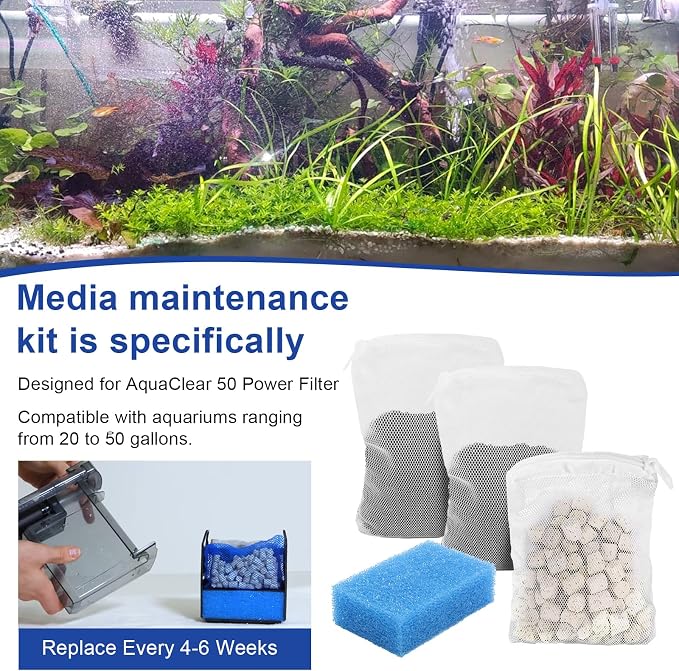 Aquarium Media Maintenance Kit Replacement