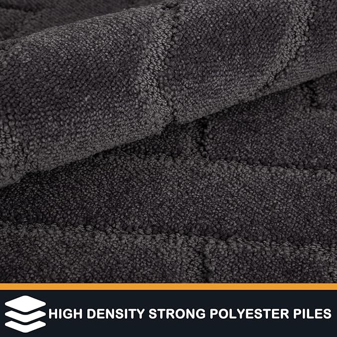 PURRUGS Dirt Trapping Door Mat 32" x 47", Non-Slip Machine Washable Entry Rug
