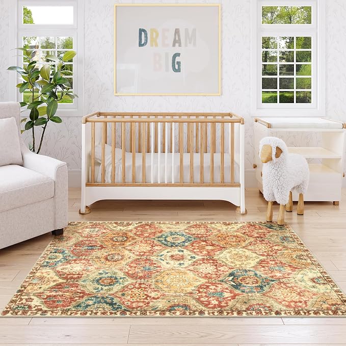 Lahome Moroccan Machine Washable Rugs