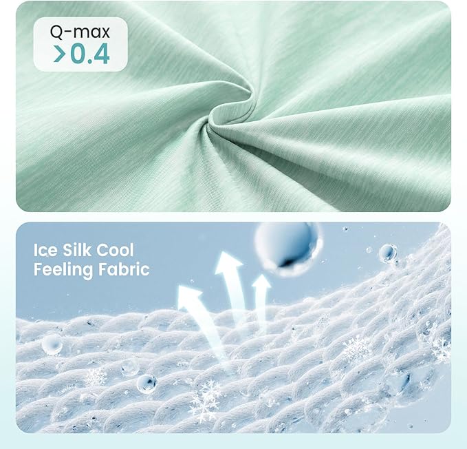 Dog Cooling Mat, Q-Max > 0.4 Leaf Shaped Pet Pad, Liquid Pee Proof Summer Mat for Cats, Washable Sleep Blanket for Bed Couch Floor Indoor, 27x23 inch, Green